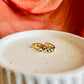 Checkered Gold Filled Hoops