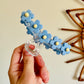 Blue Blossom Claw Clip