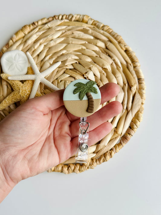 Beach Scene Badge Reel