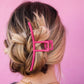 Hot Pink Claw Clip