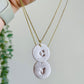 Pebble Initial Necklace