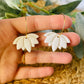 Lotus Blossom Hoops