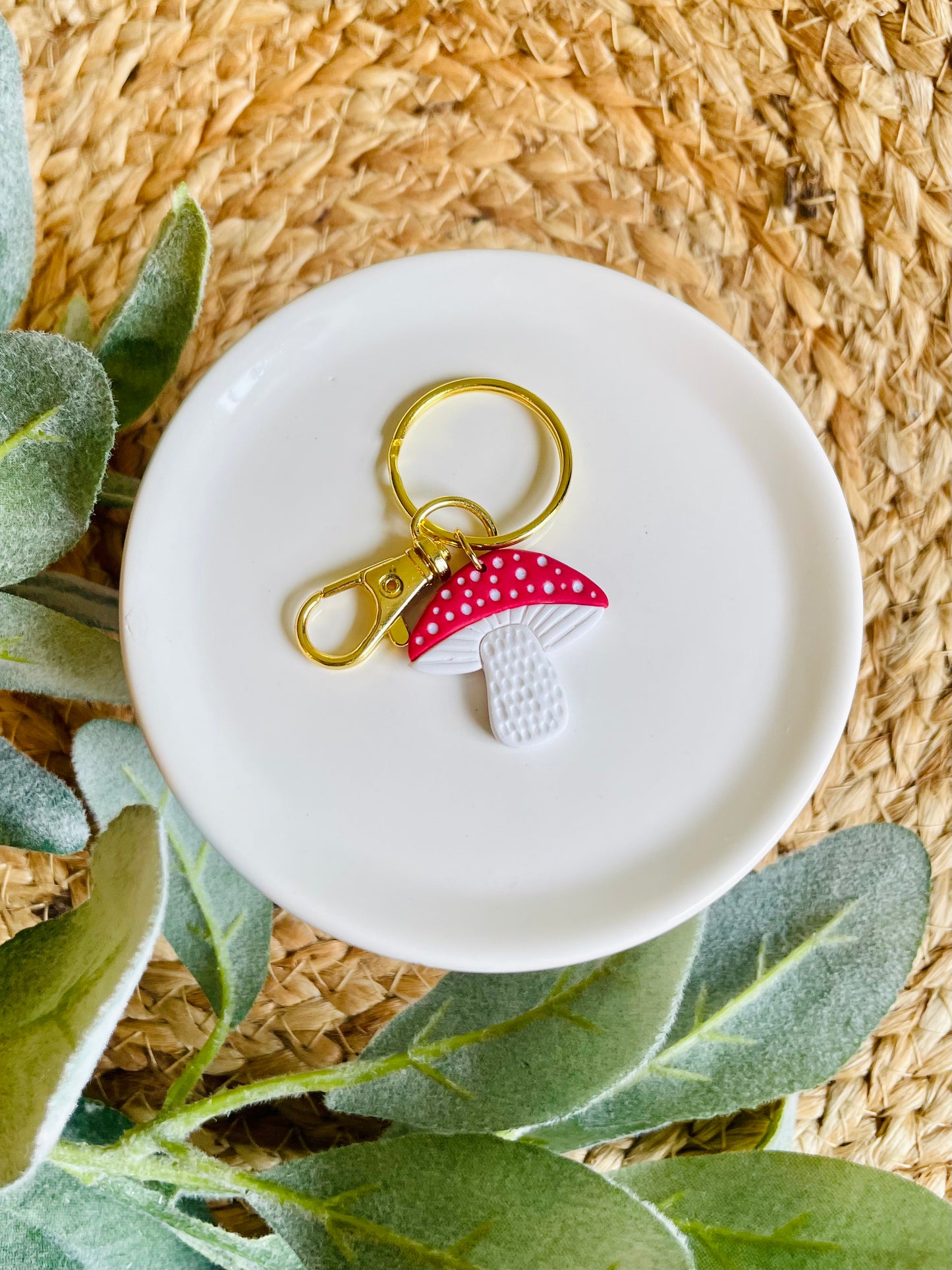 Mushroom Keychain