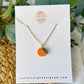 Orange Necklace