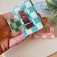 Checkered 2” Claw Clips