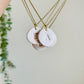 Pebble Initial Necklace