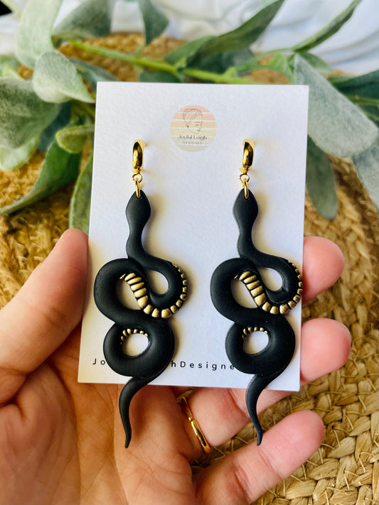 Black and Gold Snakes